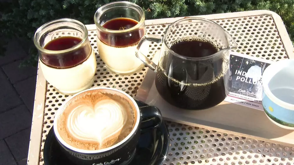 都心の緑豊かな空間でいただくこだわりのコーヒーやプリンが絶品