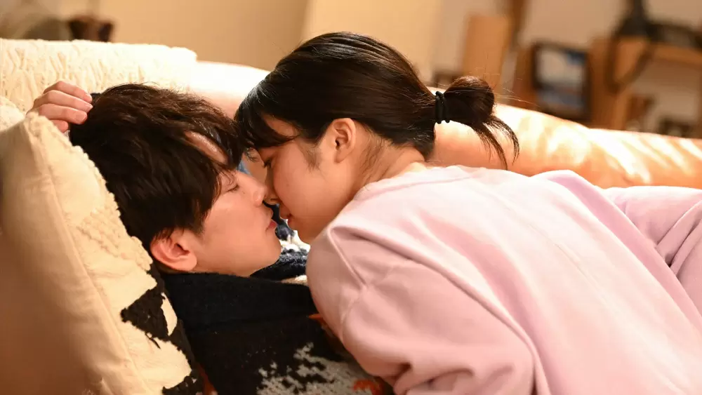 天堂先生キス