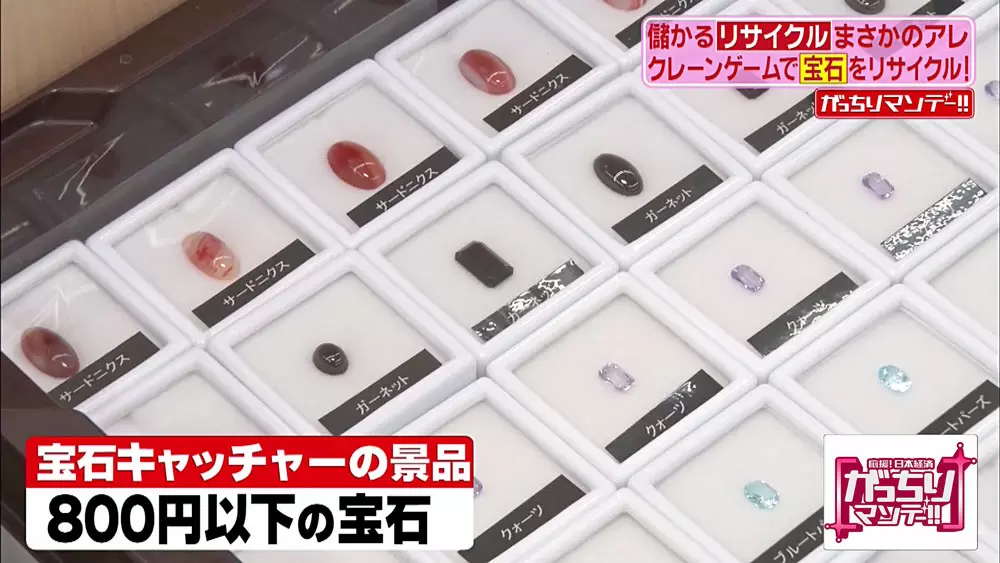 衝撃 本物の宝石 が100円クレーンゲームの景品に がっちりマンデー Tbsテレビ