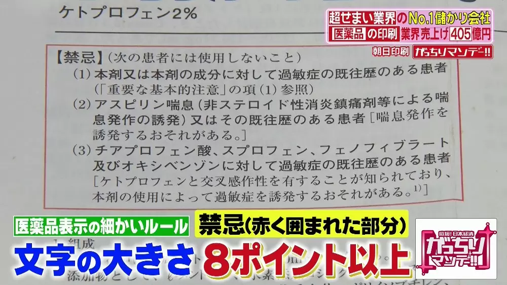 薬トリビア 薬の説明書やラベルの印刷には 超細かいルール があるらしい Tbsテレビ