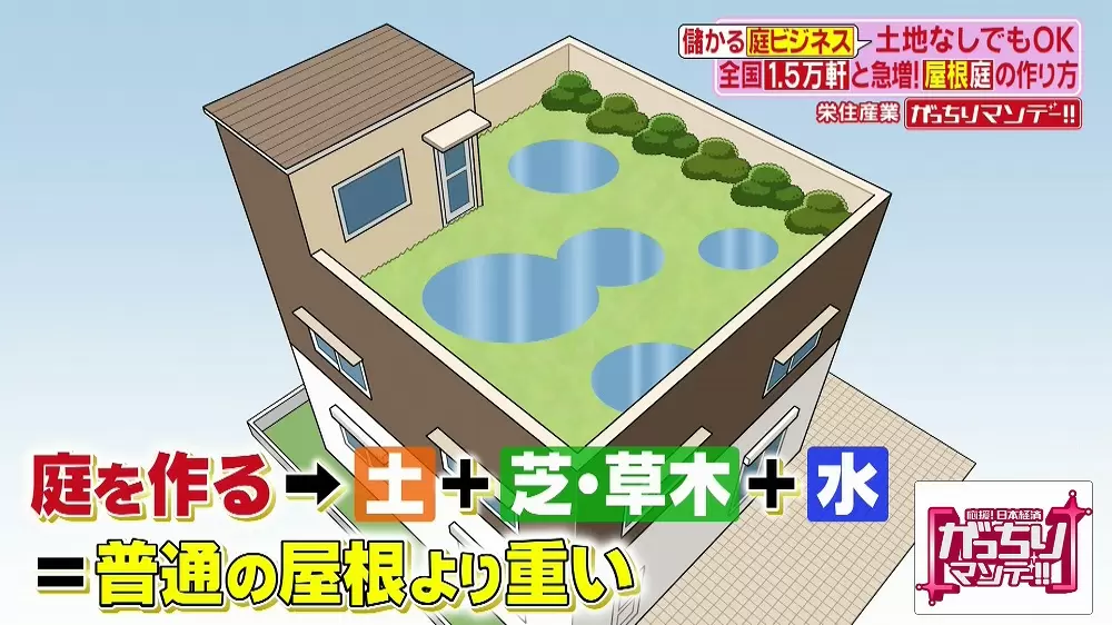 自宅の屋根の上に 庭 を作れるサービスがあった Tbsテレビ