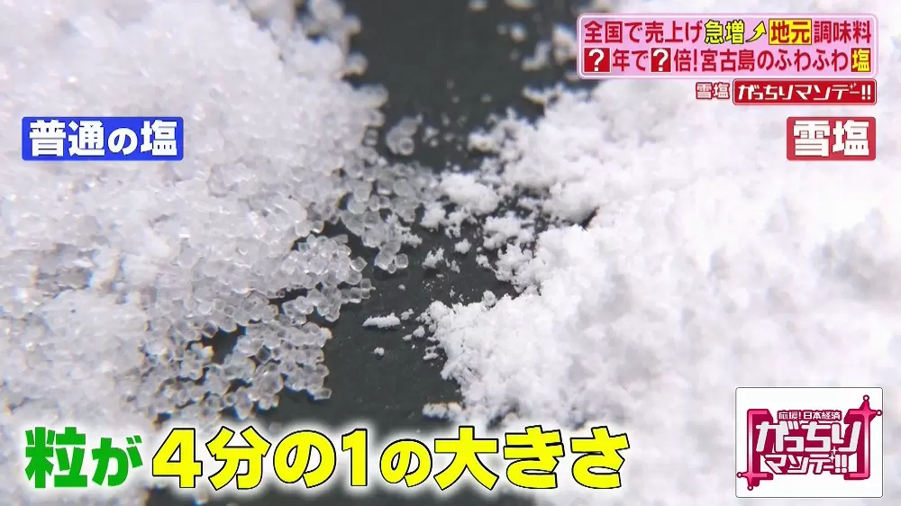 ギネスブックに掲載 世界一の沖縄 雪塩 とは Tbsテレビ
