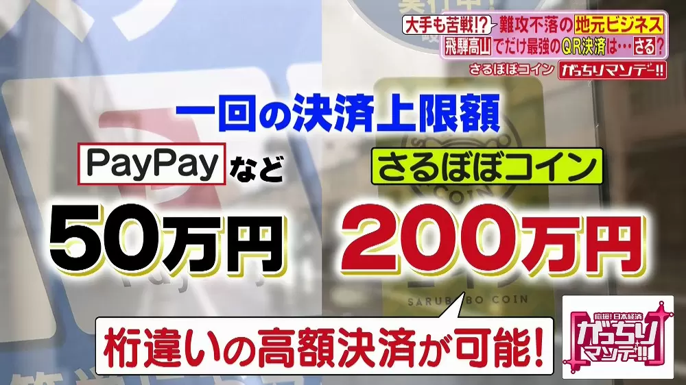 200万円まで決済可能