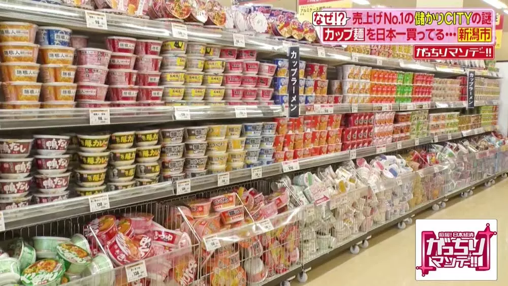 カップ麺を日本で一番購入している都市は 新潟市 だって知ってた Tbsテレビ