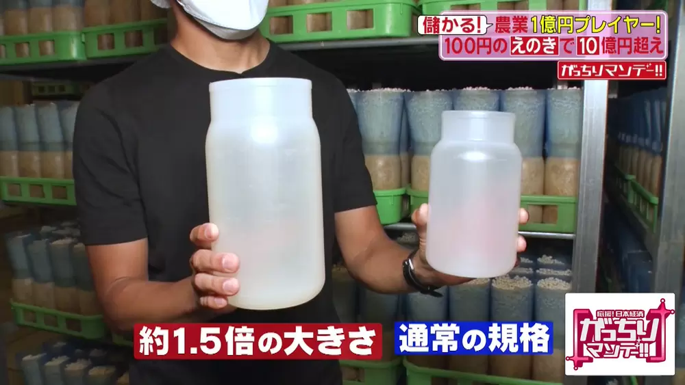 栽培用のボトルのサイズを大きくした