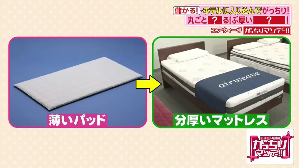浅田真央さんが使っていた「エアウィーヴ」、実はホテルのマットレスで 浅田真央さんが使っていた「エアウィーヴ」、実はホテルのマットレスで
