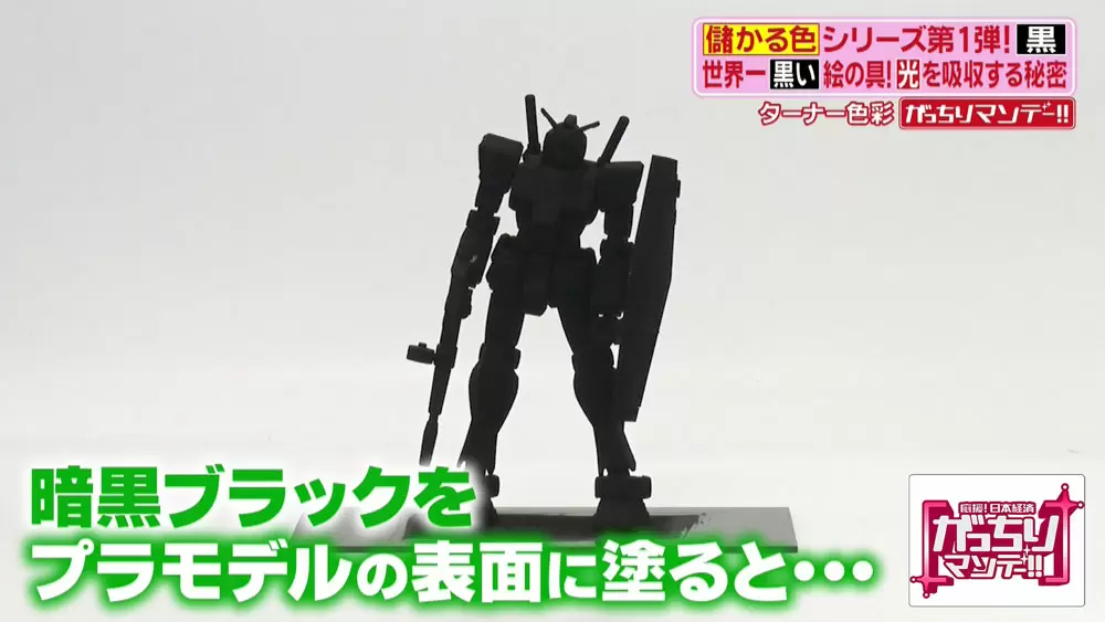 ガンプラが真っ黒になる絵の具⁉︎ターナー色彩の開発した「暗黒  