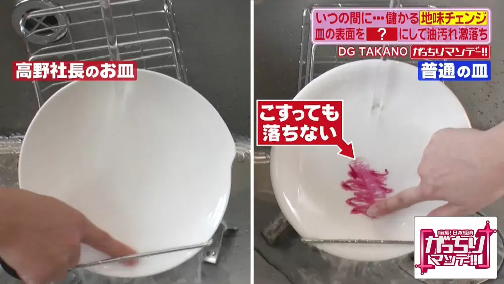 水だけで油汚れが落ちるお皿”を、開発した会社に驚き！｜TBSテレビ