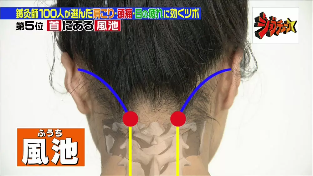 鍼灸師直伝 肩こり 頭痛 目の疲れ 不眠 自分で簡単に押せるツボ ベスト5 ジョブチューン Tbsテレビ 鍼灸師直伝 肩こり 頭痛 目の疲れ 不眠 自分で簡単に押せるツボ ベスト5 ジョブチューン Tbsテレビ