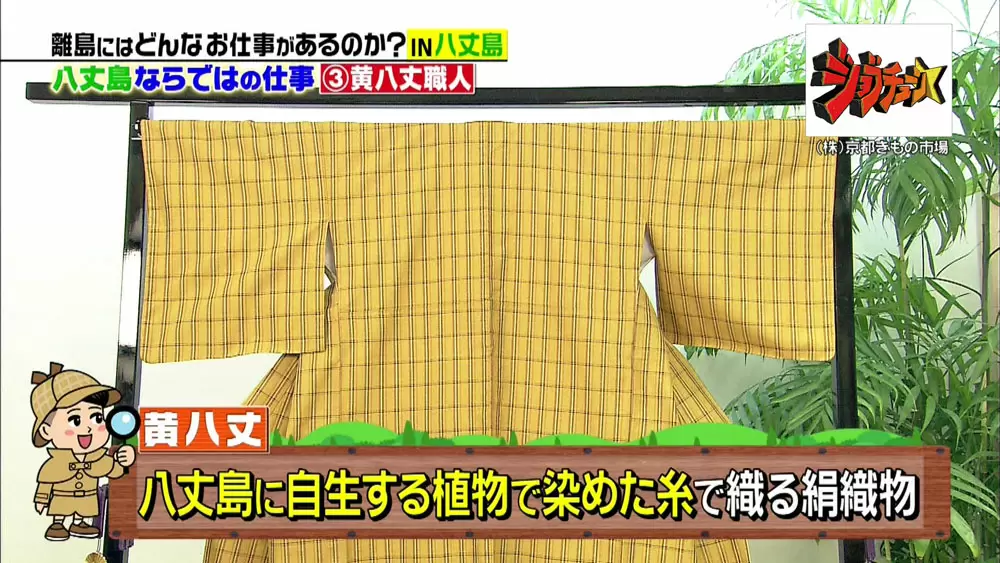 最高900万円 八丈島ならではの 黄八丈 きはちじょう って何 ジョブチューン Tbsテレビ