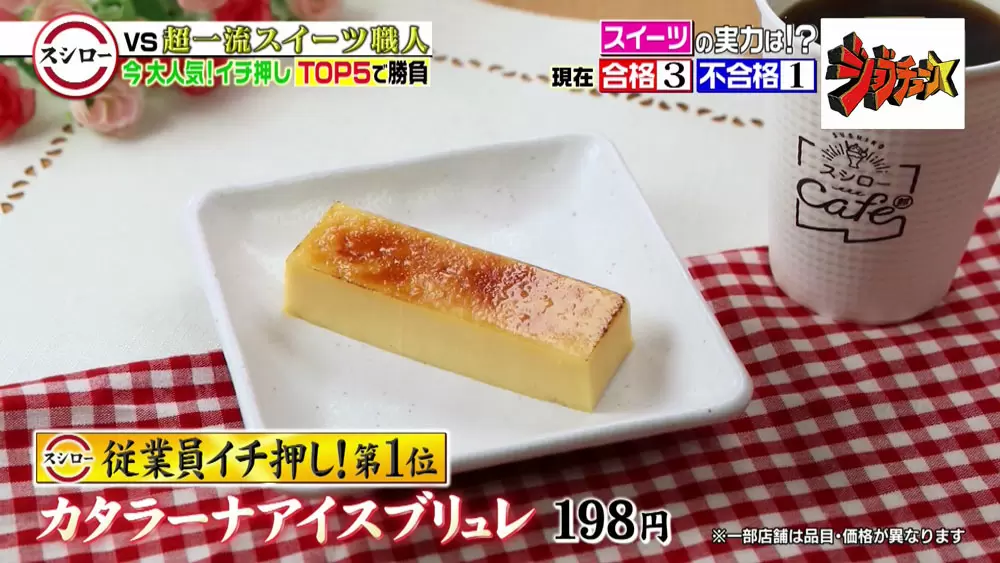 超一流料理人が 満場一致で合格 を出した スシローのスイーツ3品 Tbsテレビ 超一流料理人が 満場一致で合格 を出した スシローのスイーツ3品 Tbsテレビ