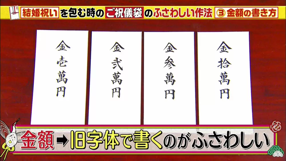 保存版 結婚式のご祝儀袋 正しい 選び方 と 使い方 この差って何ですか Tbsテレビ