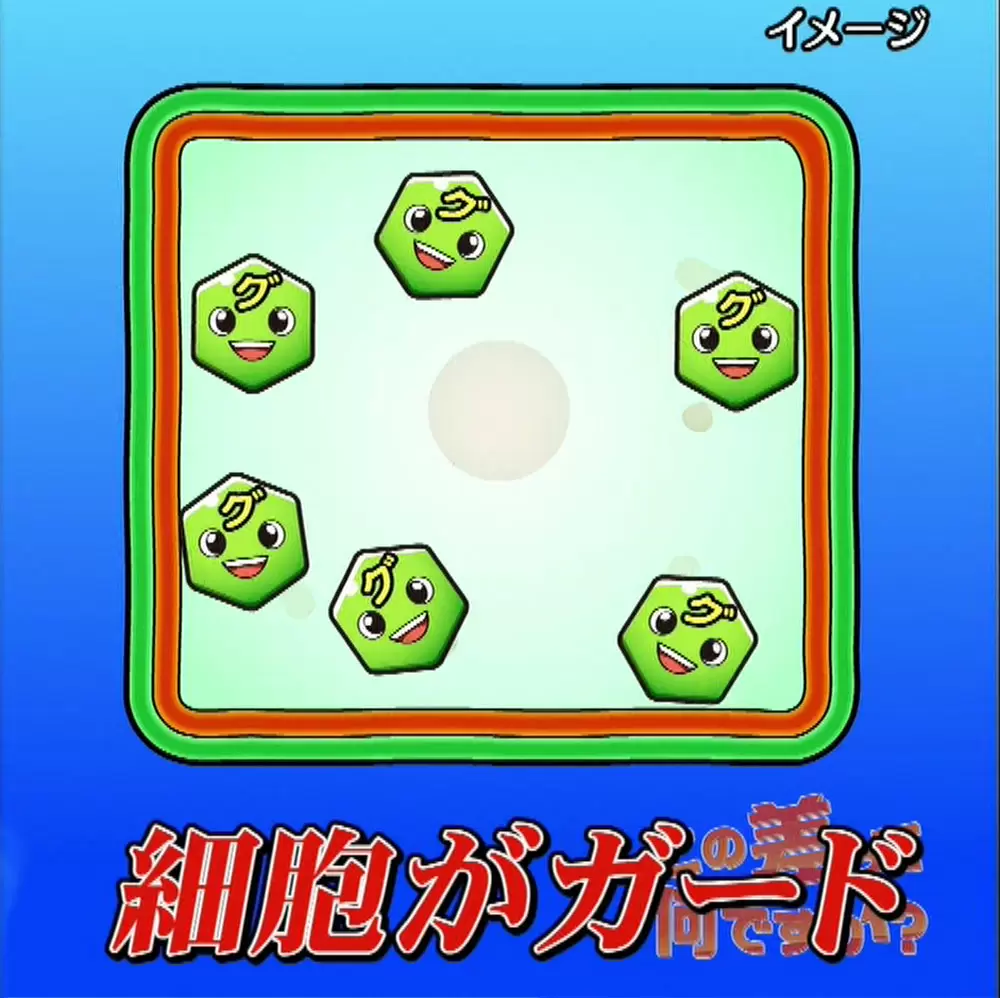 細胞によって閉じ込められている