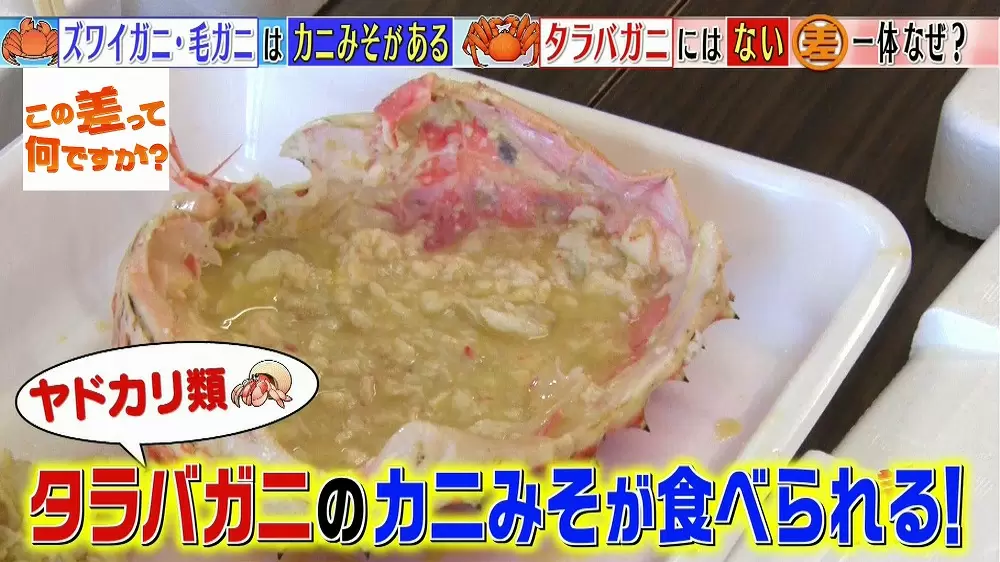 カニみそ があるカニと ないカニの差って何 この差って何ですか Tbsテレビ カニみそ があるカニと ないカニの差って何 この差って何ですか Tbsテレビ