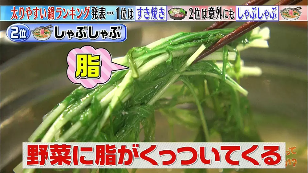 太りやすい鍋 太りにくい鍋 ランキングtop3はこれ この差って何ですか Tbsテレビ