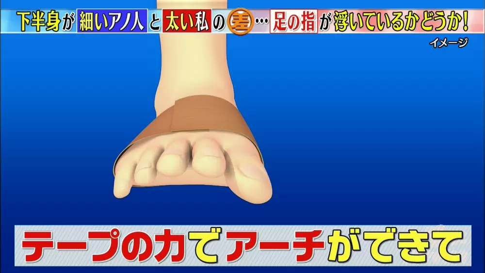 どんどん太くなる下半身は 足の指 が原因 Tbsテレビ どんどん太くなる下半身は 足の指 が原因 Tbsテレビ