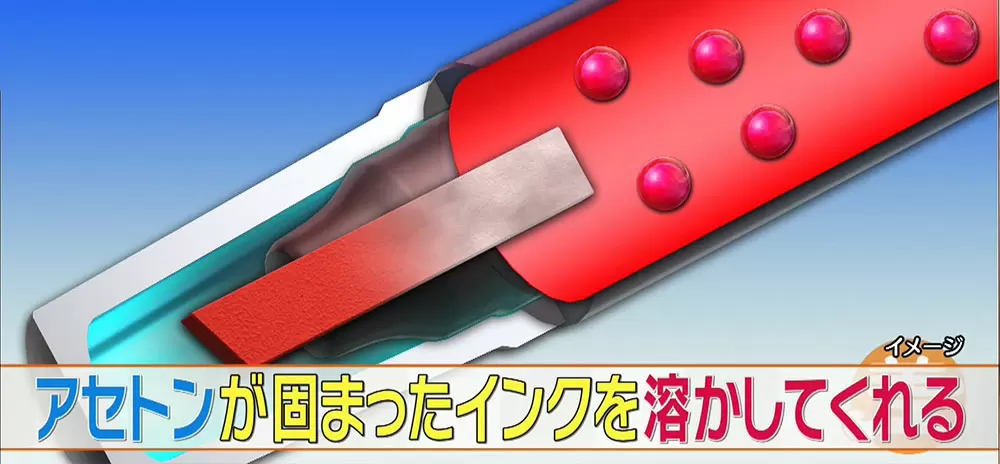 書けなくなった油性ペンが10分で復活する裏ワザ Tbsテレビ 書けなくなった油性ペンが10分で復活する裏ワザ Tbsテレビ