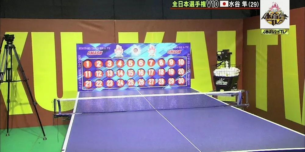 卓球界のエース・水谷隼の驚異のコントロール|炎の体育会TV｜TBSテレビ