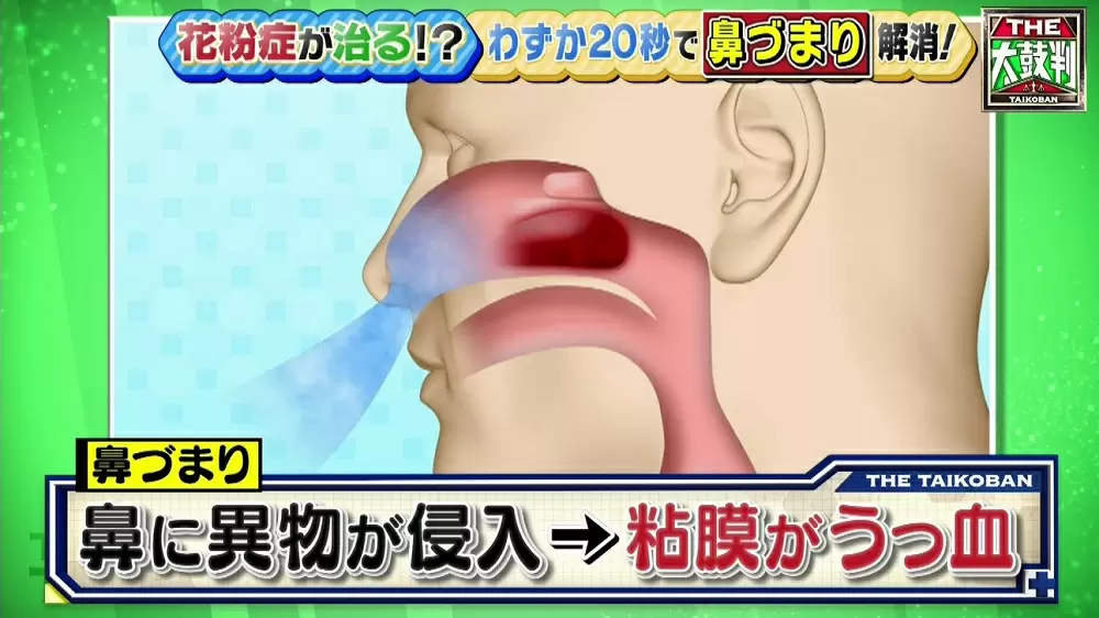 わずか秒で鼻づまりが解消 名医直伝の簡単裏ワザ 名医のthe太鼓判 Tbsテレビ