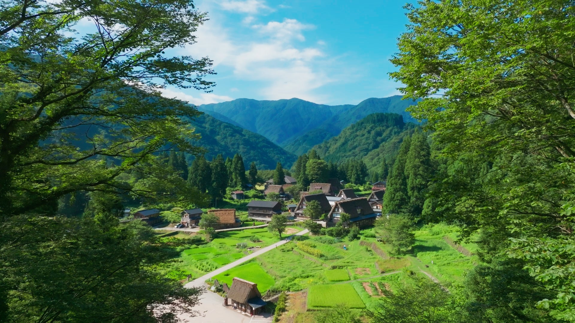 世界遺産』8K特別編「白川郷・五箇山の四季」豪雪の白川郷を高精細8Kカメラのドローンで初撮影!｜TBSテレビ