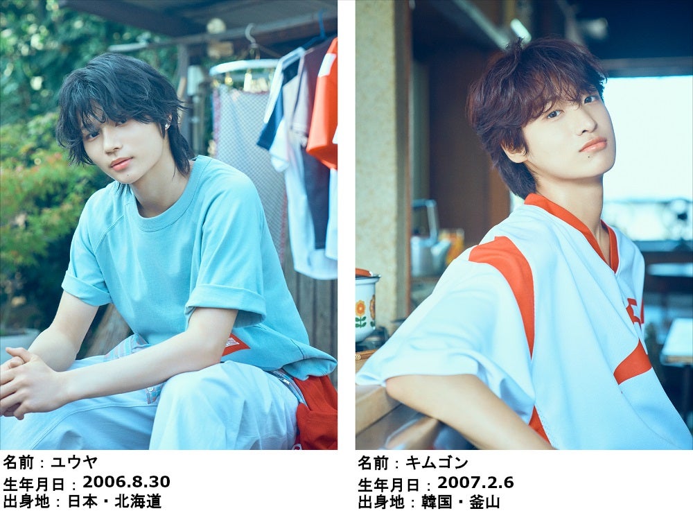 金曜ドラマ『DREAM STAGE』「NAZE」（ネイズ）メンバー、ユウヤ、キムゴン